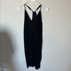 Lulu's Black Lace Dress